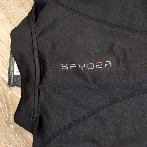 🩷NWT Spyder Active Women's Black Long Sleeve Top size Medium - Large (L/M)🩷 - Picture 11 of 11
